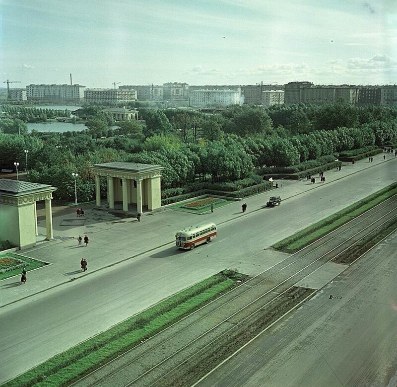  Московский проспект. Парк Победы. 1958 год