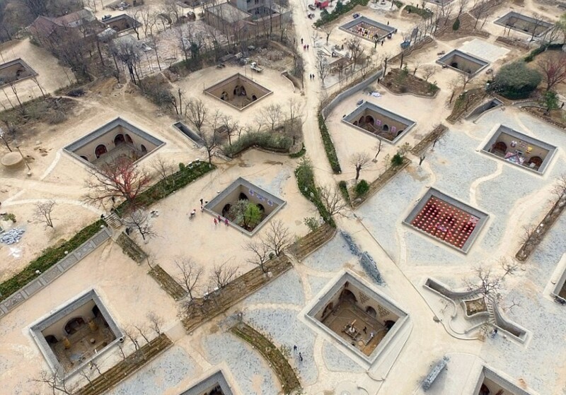Необычные подземные жилища китайцев