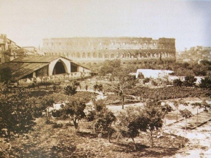Рим в 1871 году, когда он стал столицей Королевства Италия
