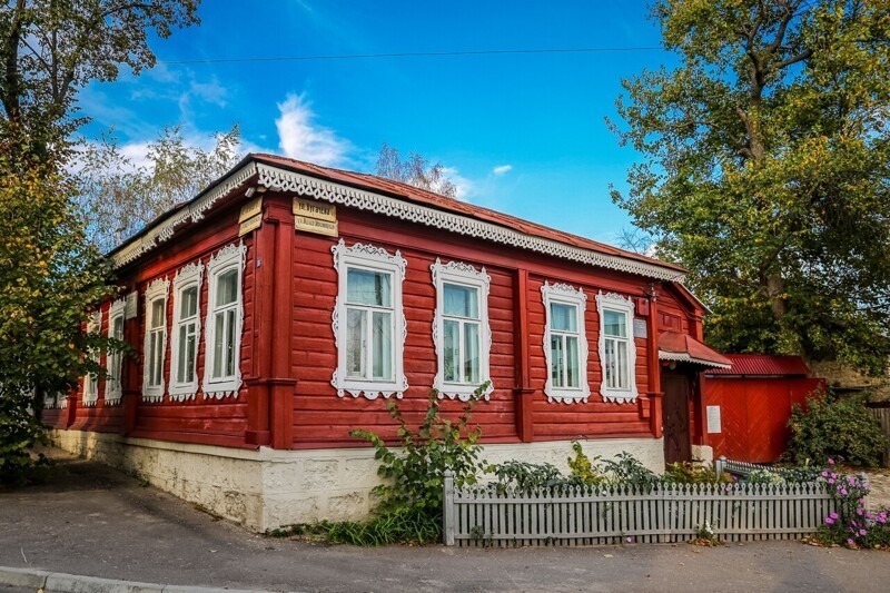 Внутренний дворик Литературно-мемориального музея И.А. Бунина в Ельце