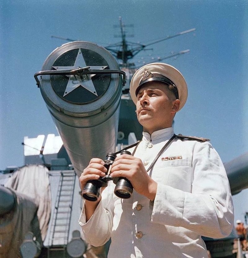 Линкор «Севастополь», 1952 год. Автор снимка не указан.