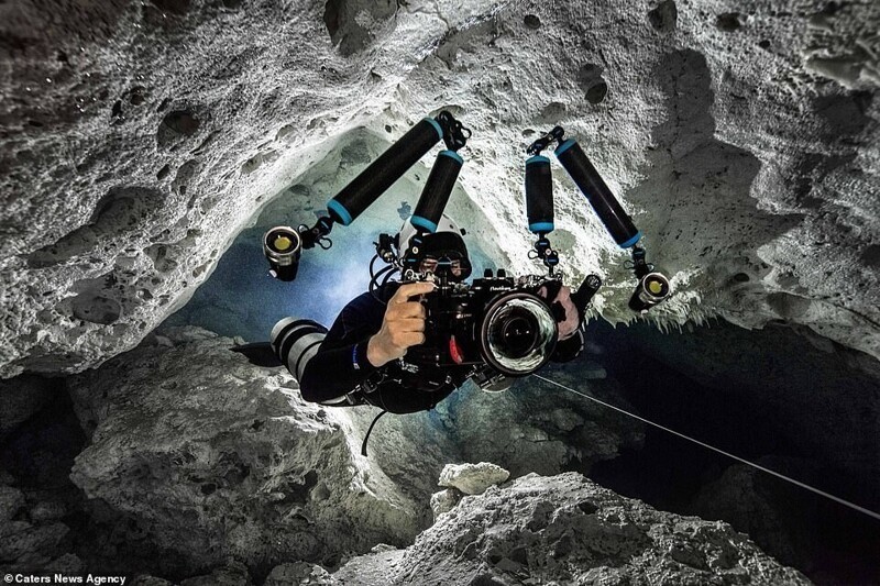 Как выглядят подводные пещеры, которые образовались миллионы лет назад