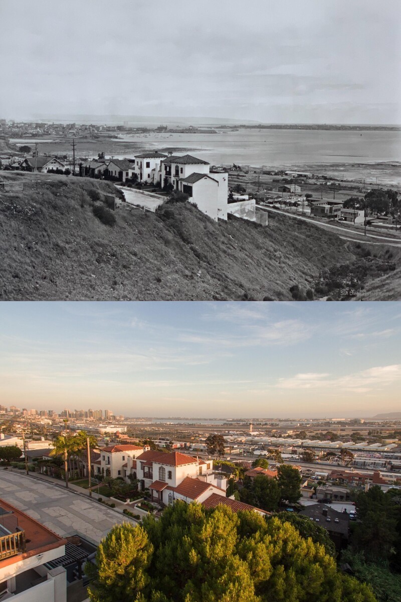 18. Сан-Диего, Калифорния, в 1927 году и в 2020-м