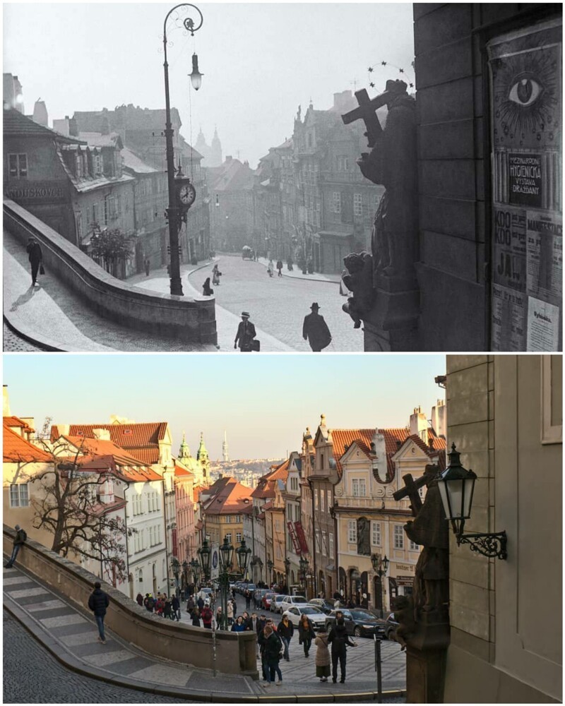 14. Прага в 1910-м и в 2020-м