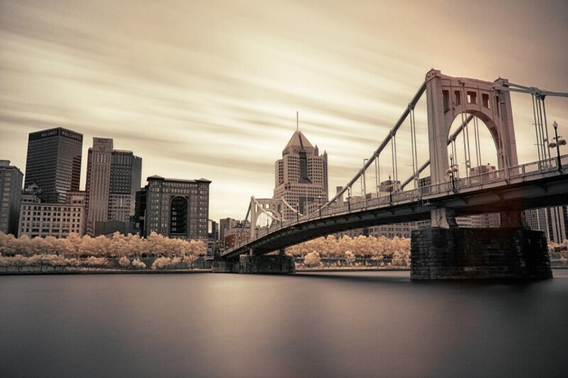 Мост Роберто Клементе (Пенсильвания, США). (Фото Joey Gannon/Kolari Vision): 