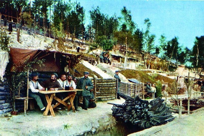 Немцы на Первой мировой: уникальные цветные фото