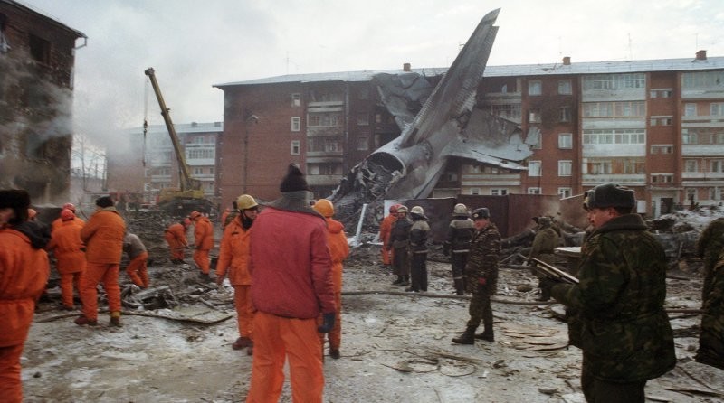 1986 год. Ан-124 «Руслан» рухнул на дома в Иркутске