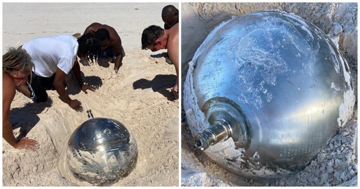 Шара на шару спутник. Титановый шар на Багамах. Титановый шар с русскими надписями. Топливный бак спутника. Шар из титана на Багамах.