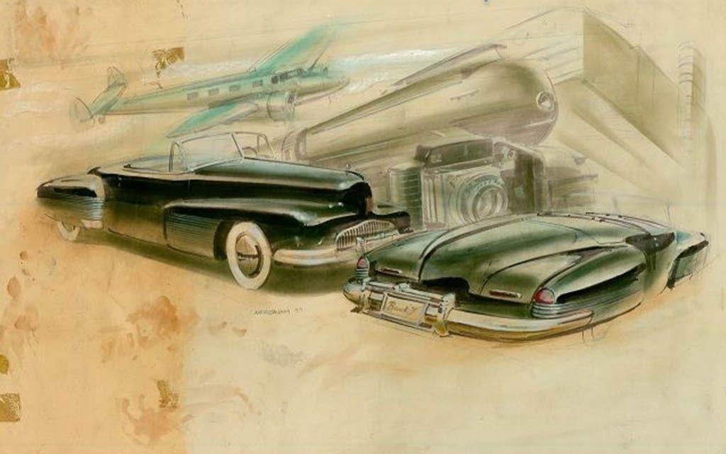 Модерн машин. Buick y-job 1938. Машины арт деко Стримлайн. Стримлайн Модерн машины. Автомобили в стиле арт деко.