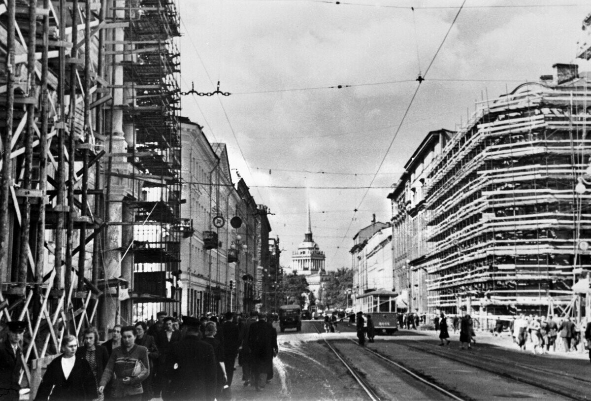 Ленинград 1947 Невский проспект