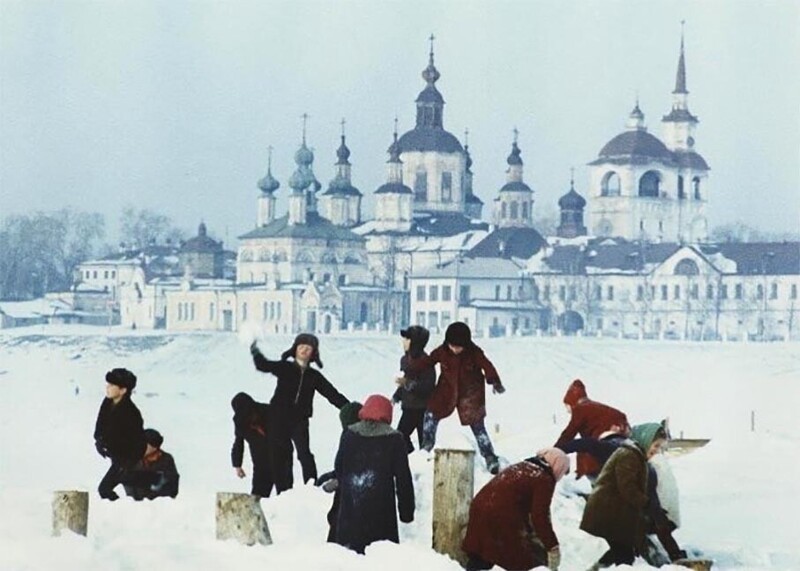 Праздник «Русская зима», 1970-е, Вологодская обл., г. Великий Устюг