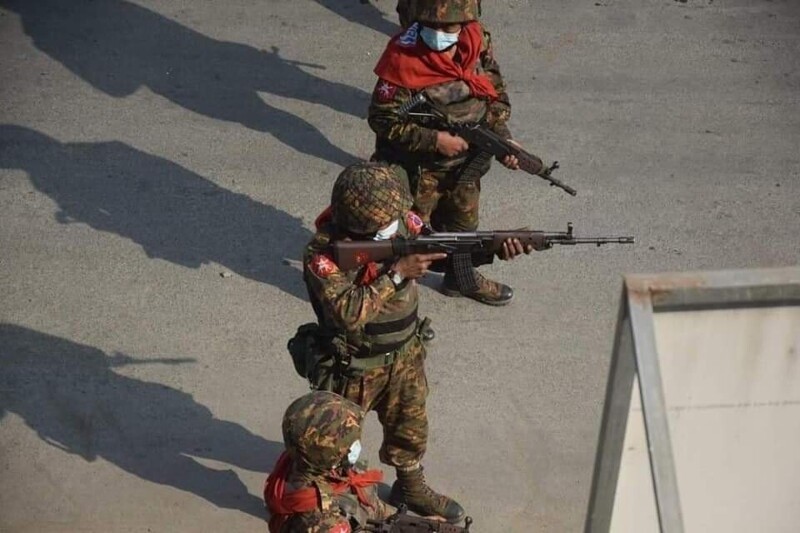 Протесты в Мьянме