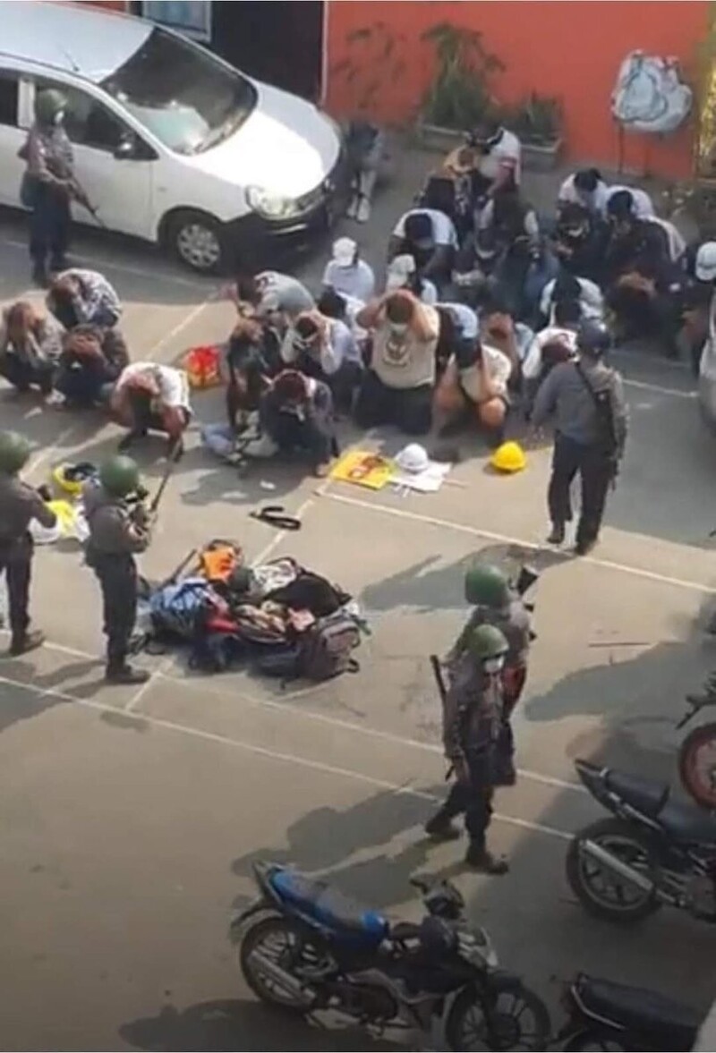 Протесты в Мьянме