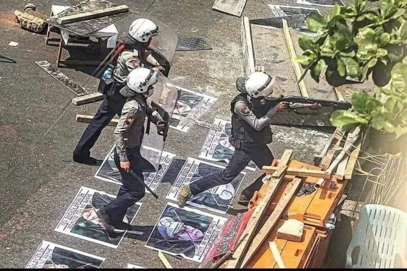 Протесты в Мьянме
