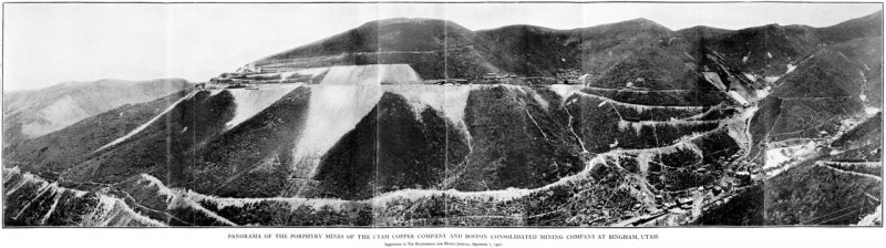 Бингем-каньон в 1907 году