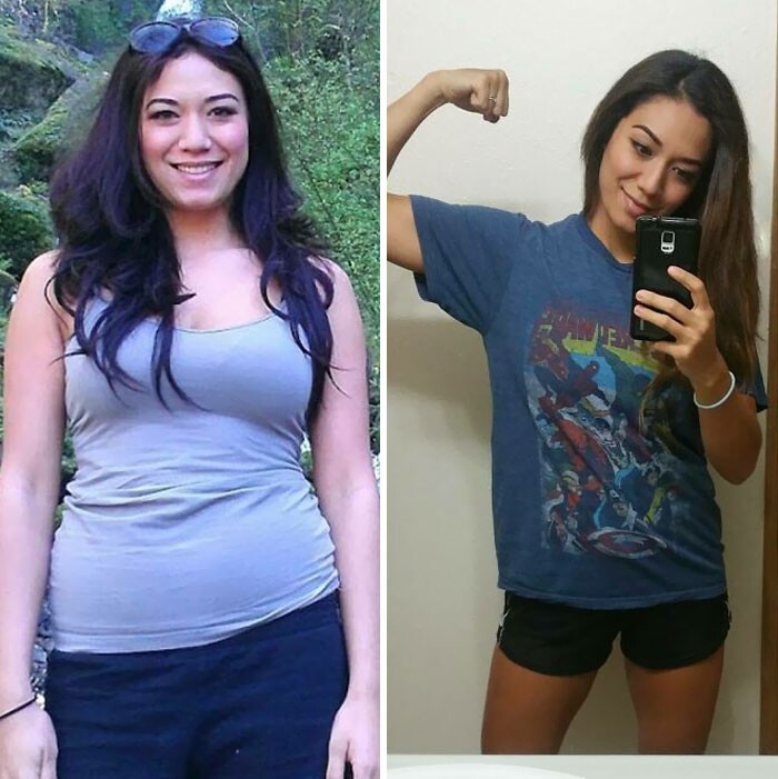 Разница в весе 5 кг фото до и после