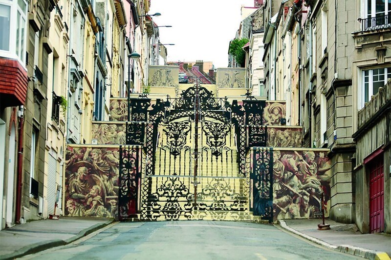 Эта оптическая иллюзия - самое красивое произведение уличного искусства во Франции