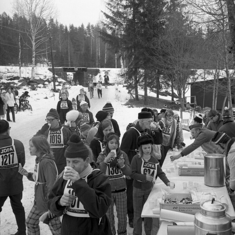 6 марта 1971 года. Швеция. Лыжные массовые соревнования.