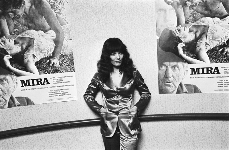 3 марта 1971 года. Голландская актриса Виллеке ван Аммельрой перед премьерой фильма «Мира», в котором она играет главную роль.