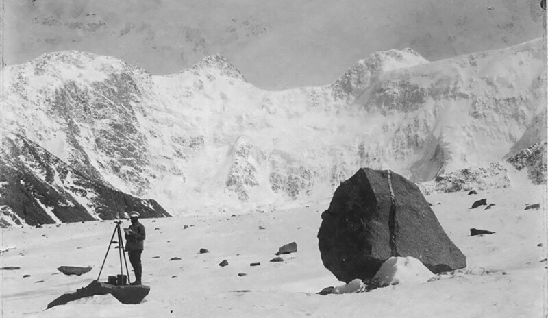 На леднике. Алтай, 1895 год