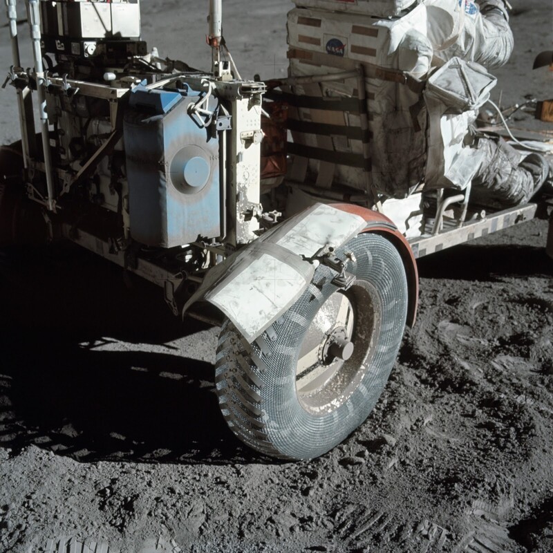 Вездеход экспедиции «Аполлон–17» на Луне, 1972 г.