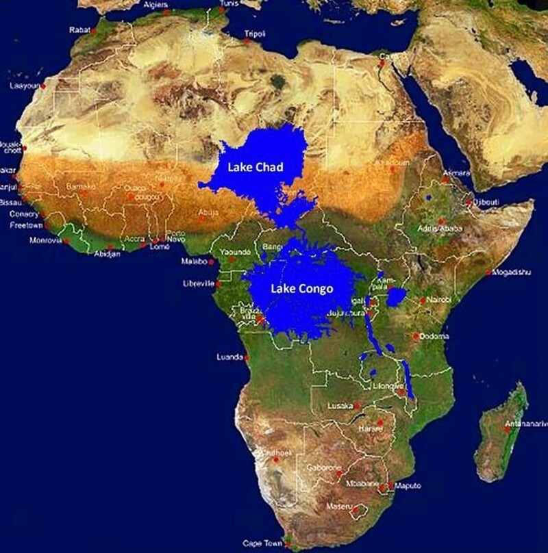 8. Что произошло бы с Африкой, если бы устье реки Конго было перекрыто дамбой