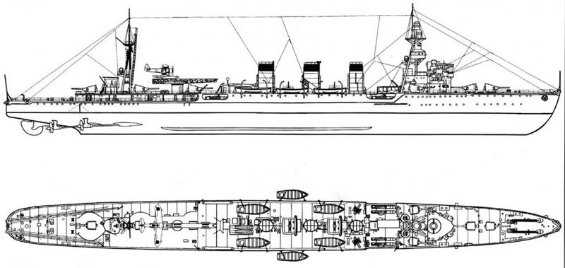 «Многоликий» крейсер Императорского флота. IJN Kitakami