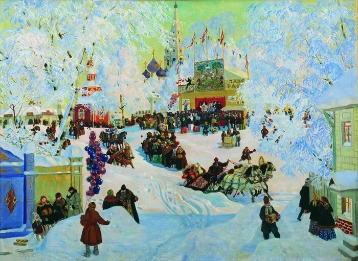 Борис Кустодиев – «Масленица», 1919