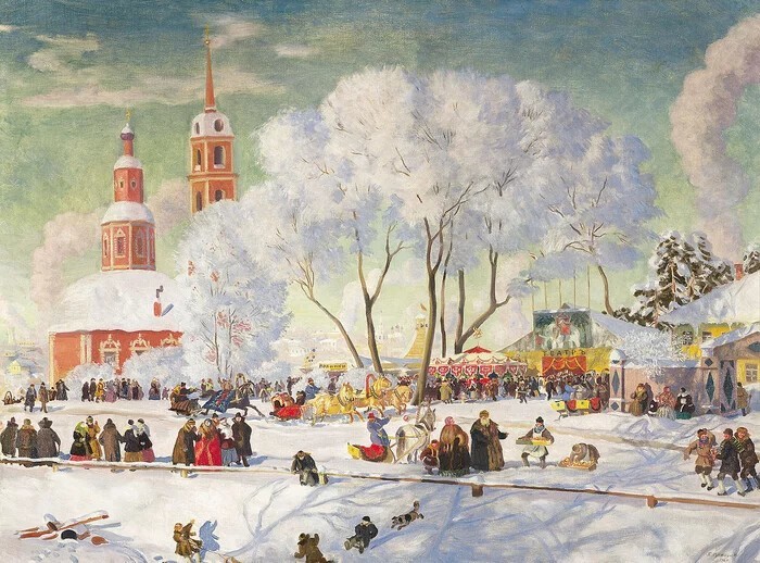 Борис Кустодиев – «Масленица», 1920