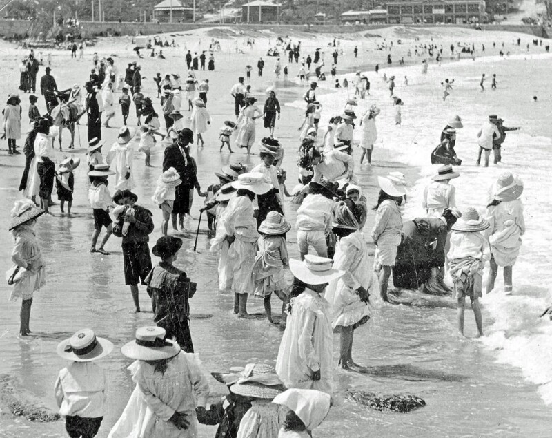 Пляж в Австралии. 1900-е