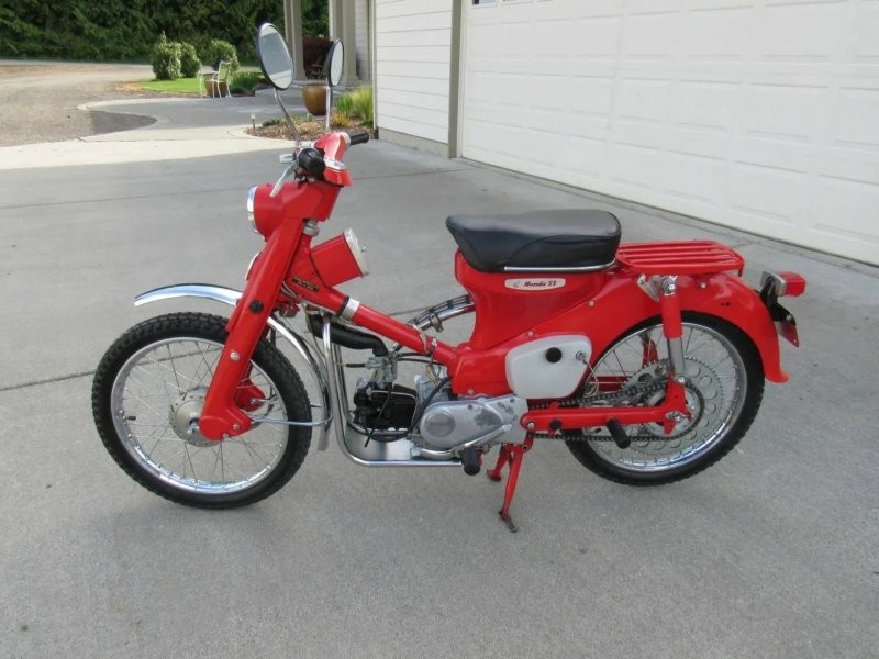Экскурс в прошлое: мотоцикл Honda Trail 1964 года с очень малым пробегом