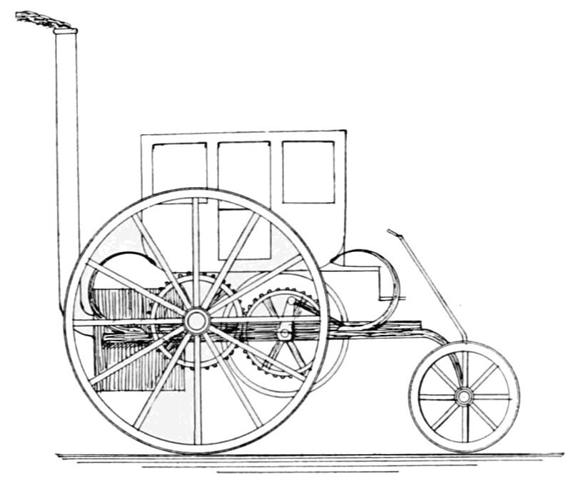 Паровая карета Ричарда Тревитика, 1801 год