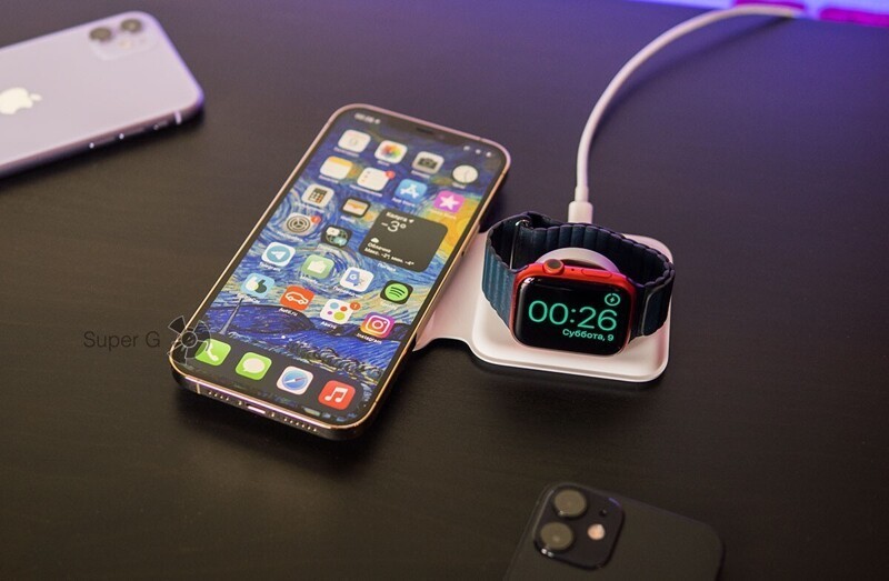 Зарядка Apple Watch через MagSafe