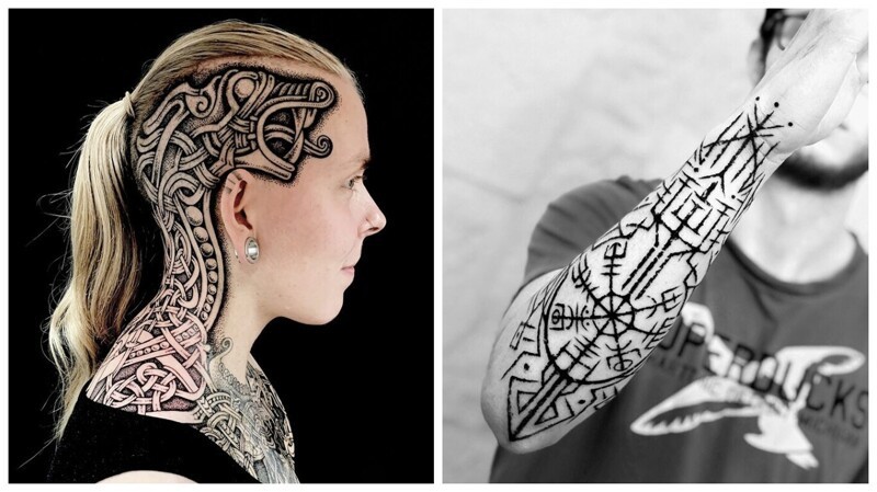 30 крутых татуировок для настоящих викингов