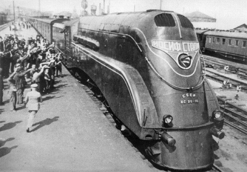 Паровоз ИС20-16. Самый мощный в истории советского паровозостроения. 1937 год