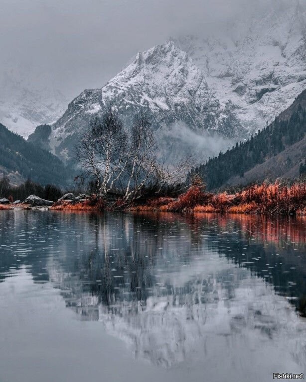 Туманлы кель озеро домбай фото