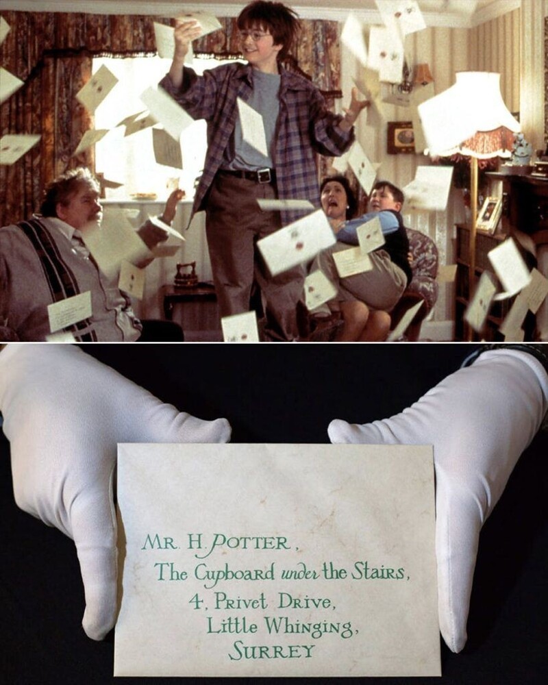 Письмо о приеме в Хогвартс - "Гарри Поттер и философский камень"