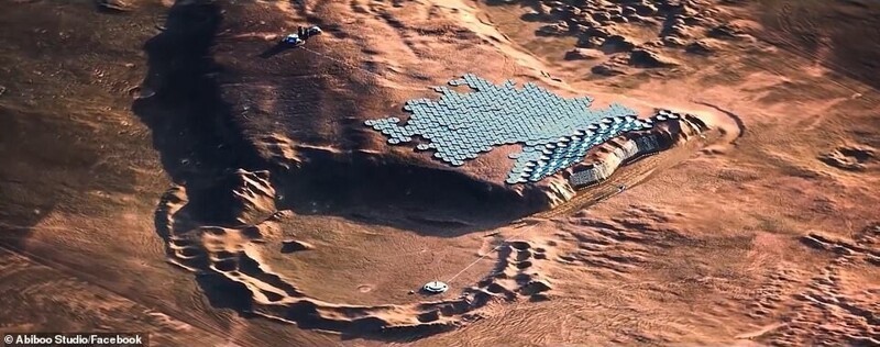 Как будет выглядеть первый город, построенный на Марсе