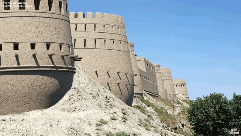 Как могли бы выглядеть величественные замки Азии, если бы не были разрушены