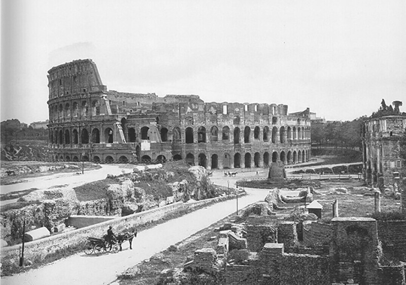 Колизей в Риме 1920 год