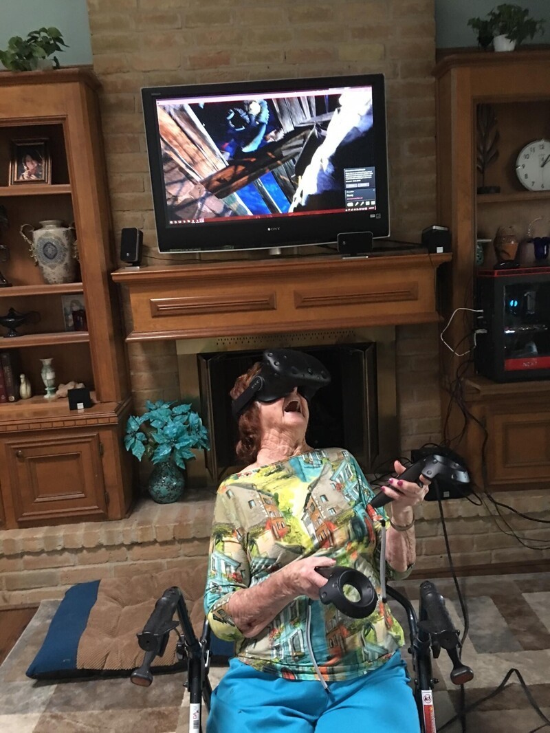 8. Моя 96-летняя бабуля и виртуальная реальность