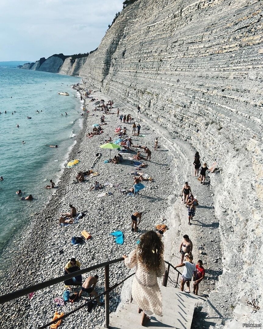 фото дикий пляж геленджик