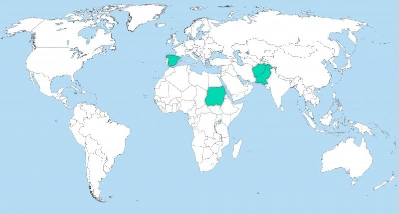 Лихорадка денге: Испания, Судан, Афганистан, Пакистан