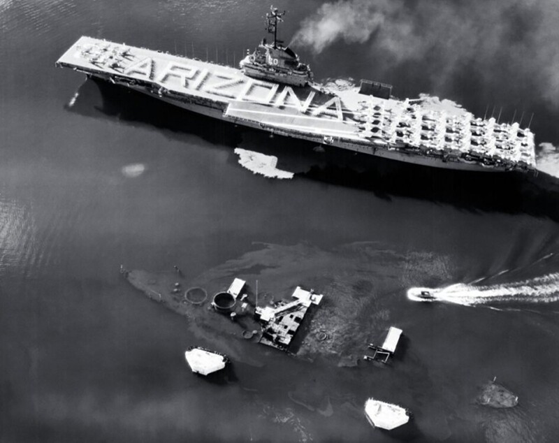 Отдание почестей погибшему кораблю, 1958 год