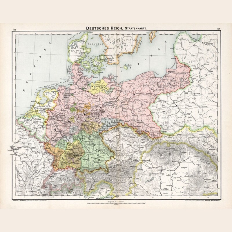 Германия в 1896 году и сейчас