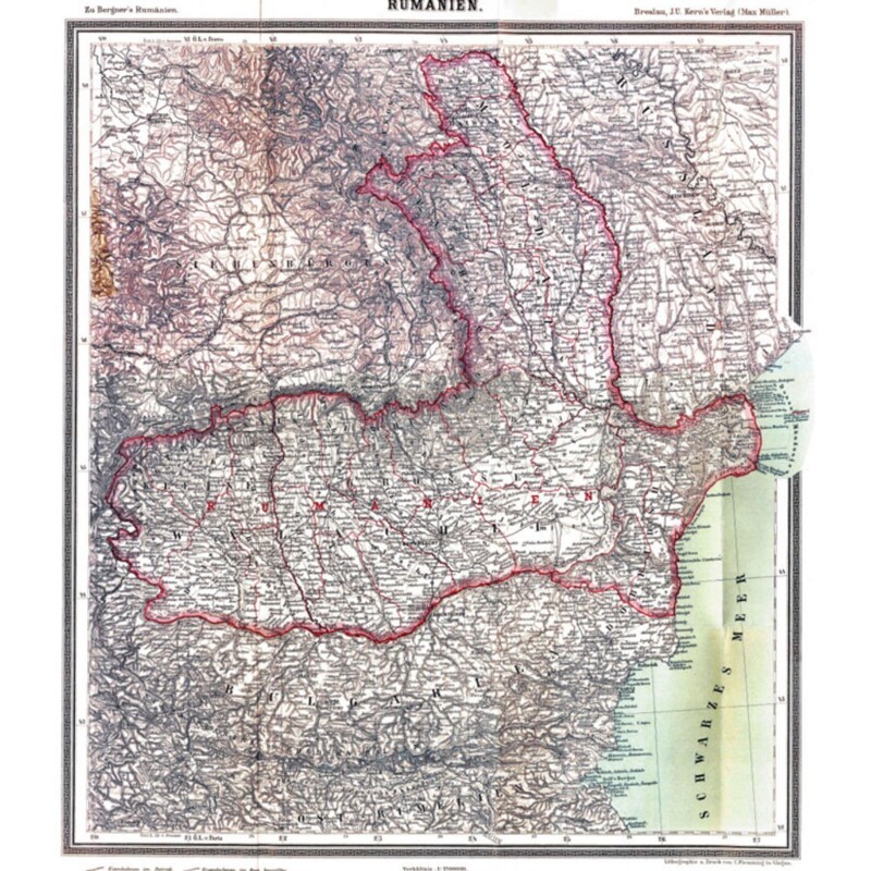 Румыния в 1940 году карта