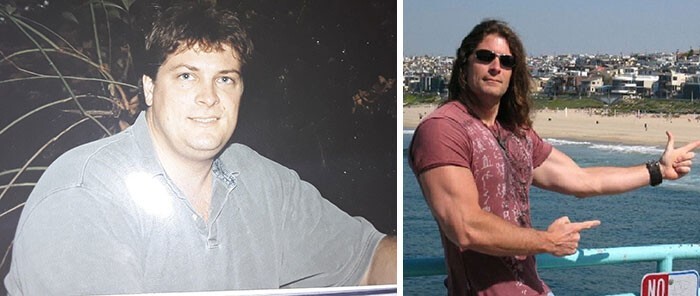 8. Слева - 32 года и ожирение, справа - 50 лет и прекрасная физическая форма