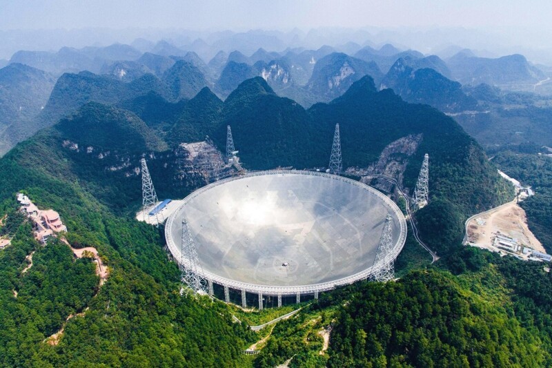 Самый большой радиотелескоп в мире FAST.