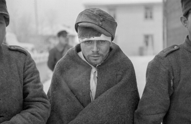 Советские военнопленные в финском Рованиеми, 1940 г.