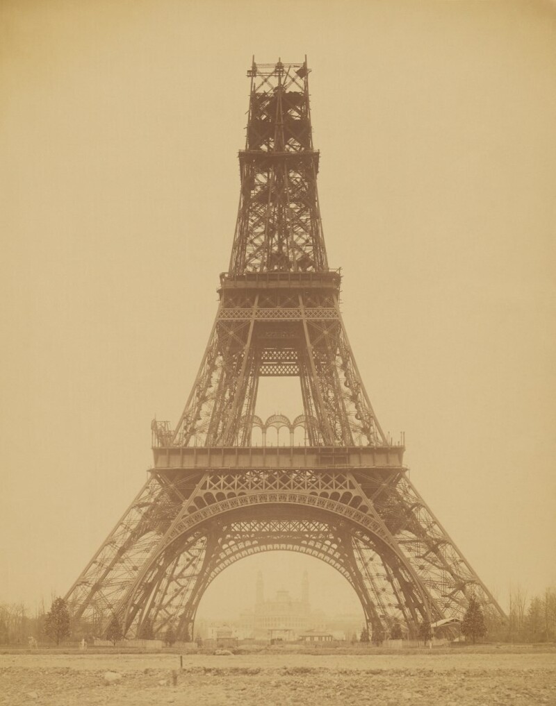 Строительство Эйфелевой башни, 1888 г.